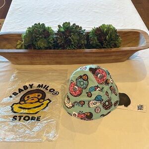 BAPE Baby Milo #2 Reversible Bucket‎ Hat donut doughnuts NWT